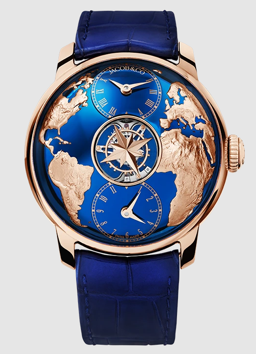 Jacob & Co The World Is Yours Dual Time Zone Tourbillon DT200.40.AA.AA.A Replica watch Jacob & Co The World Is Yours Dual Time Zone Tourbillon DT200.40.AA.AA.A Replica watch
